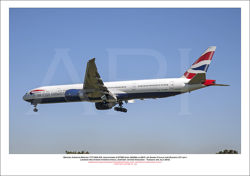  G-STBB  - British Airways Boeing 777-336 ER (Msn 38286 ln 887) - 02