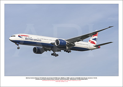  G-STBD  - British Airways Boeing 777-336 ER (Msn 38286 ln 887) - 01