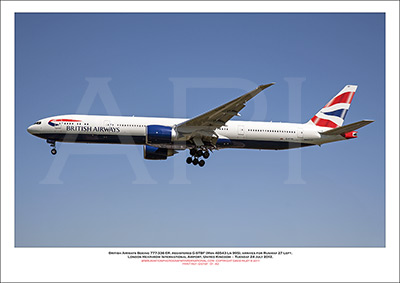 G-STBF  - British Airways Boeing 777-336 ER  (msn 38696 Ln 980) - 01
