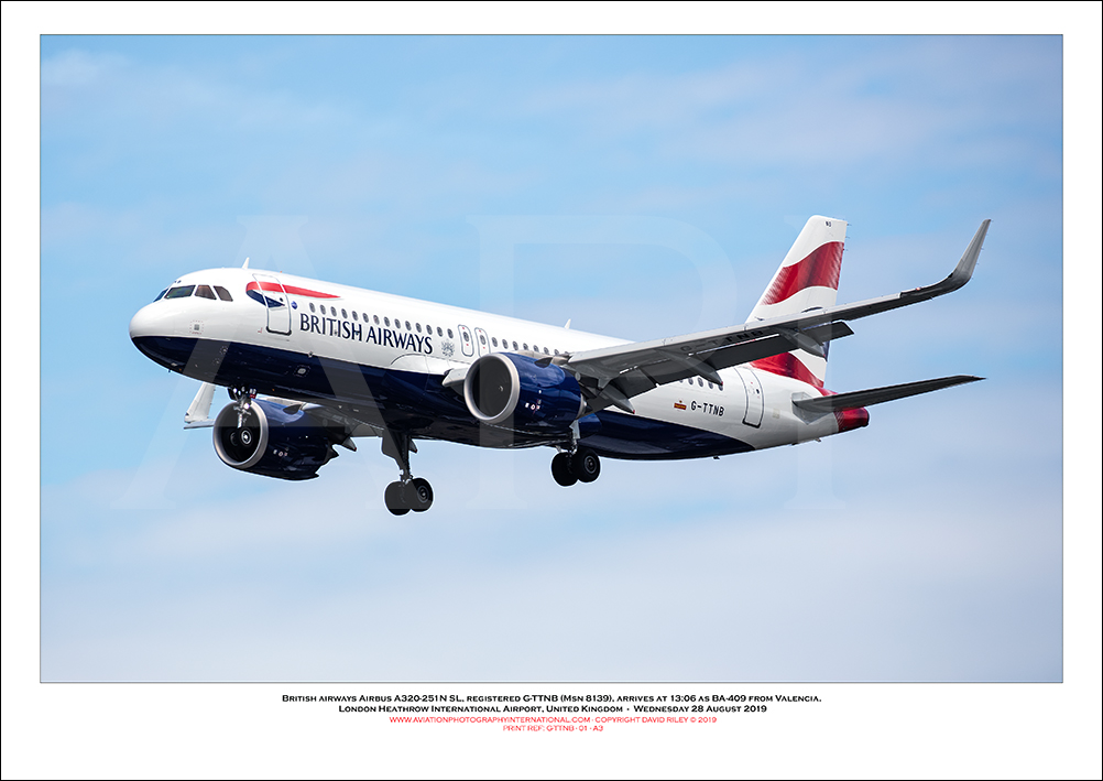 G-TTNB - British Airways Airbus A320-251N SL (Msn 8139 ) - 01