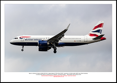 G-TTNI - British Airways Airbus A320-251N SL (Msn 8767 ) - 01