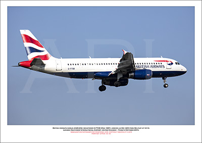 G-TTOB - British Airways Airbus A320-232 (Msn 1687) - 03
