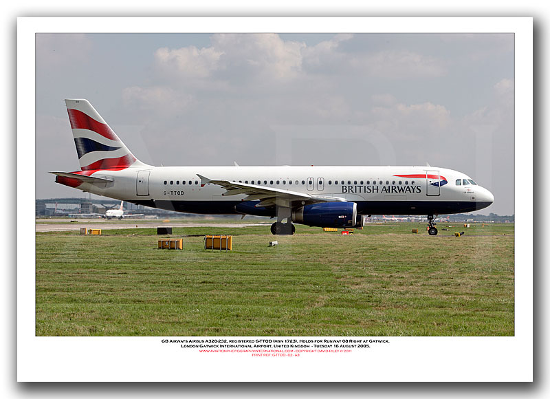 G-TTOD - GB Airways Airbus A320-232  (Msn 1723) - 02