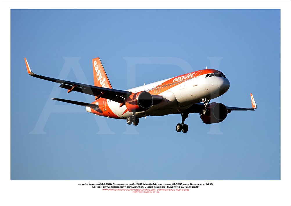 G-UZHK -  A320-251N SL (Msn 8424) - 01