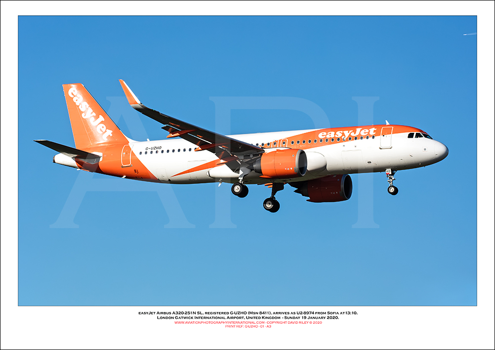 G-UZHO -  A320-251N SL (Msn 8411) - 01