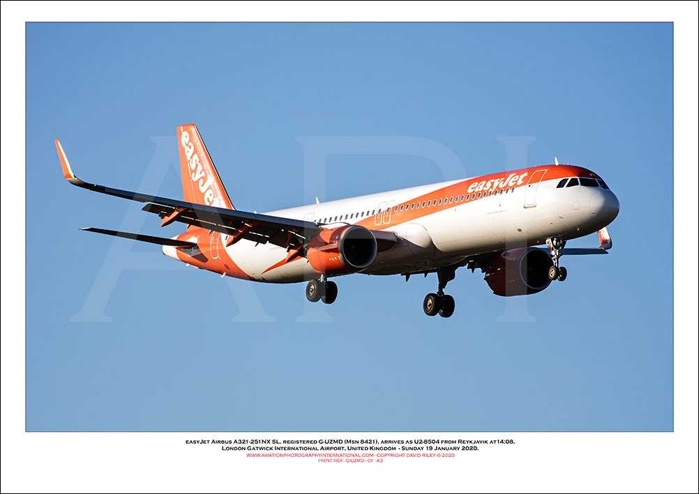 G-UZMD - easyJet Airbus A321-251NX SL (Msn 8421) - 01