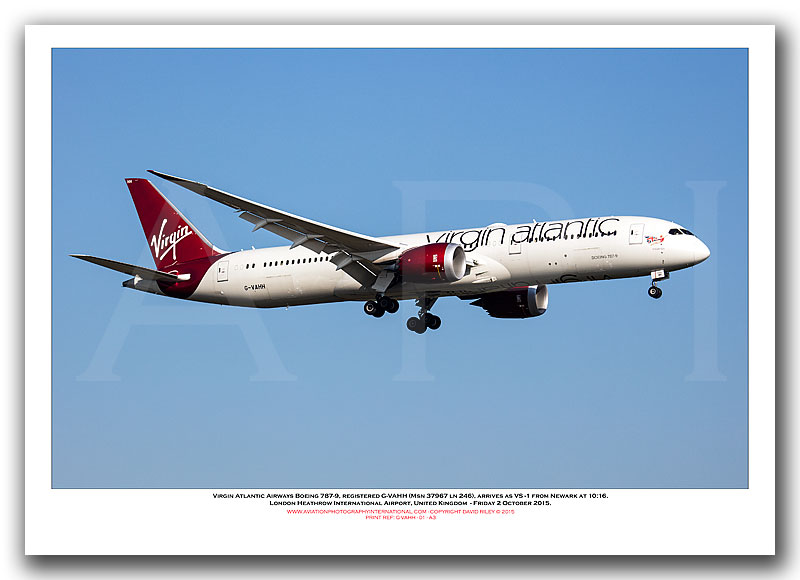 G-VAHH - Virgin Atlantic Airways Boeing 787-9 (Msn 37967 ln 246) - 01