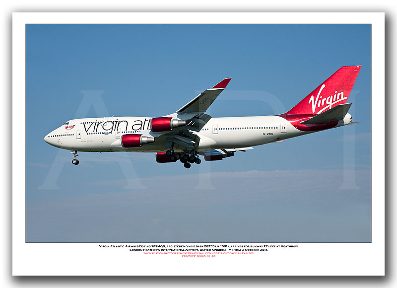 G-VBIG - Virgin Atlantic Airways Boeing 747-4Q8  (Msn 26255 ln 1081) - 01