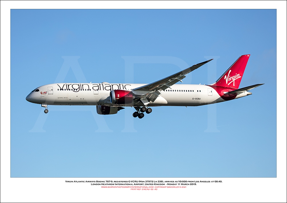 G-VCRU - Virgin Atlantic Airways Boeing 787-9 (Msn 37972 ln 338) - 02