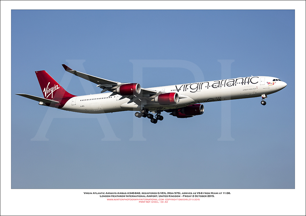 G-VEIL - Virgin Atlantic Airways Airbus A340-642, (Msn 575) - 03