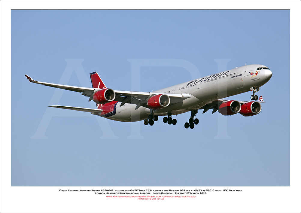 G-VFIT - Virgin Atlantic Airways Airbus A340-642, (Msn 753) - 01