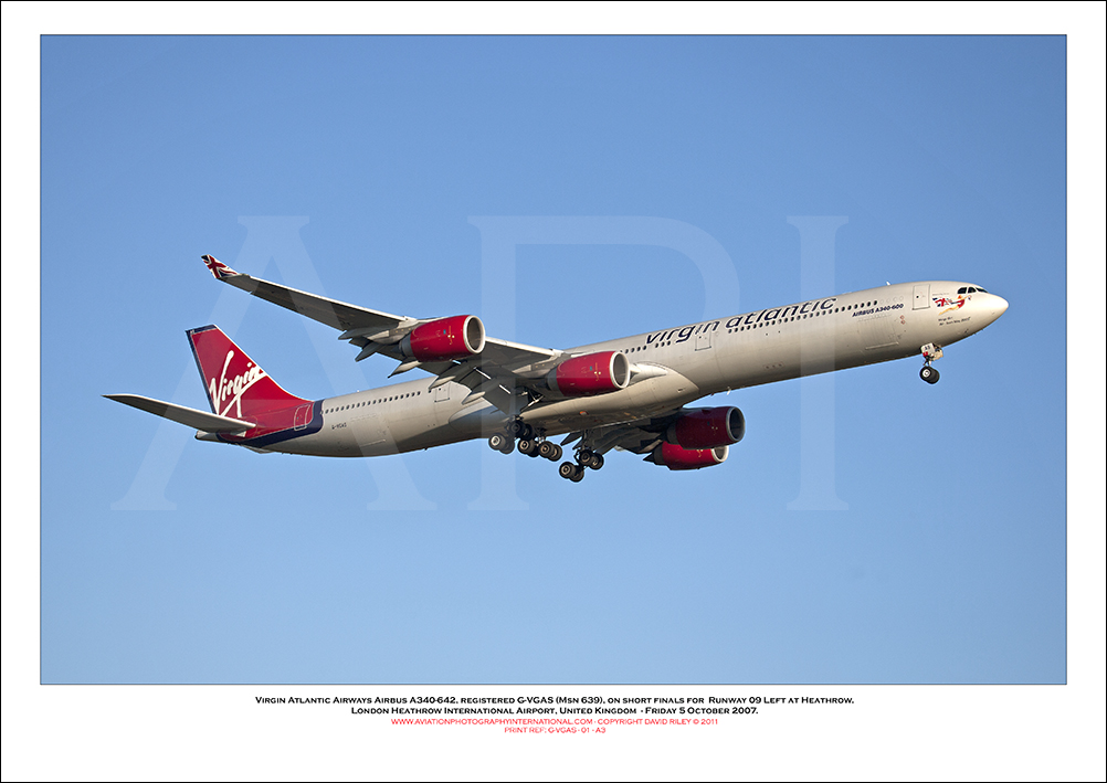 G-VGAS - Virgin Atlantic Airways Airbus A340-642, (Msn 693) - 01