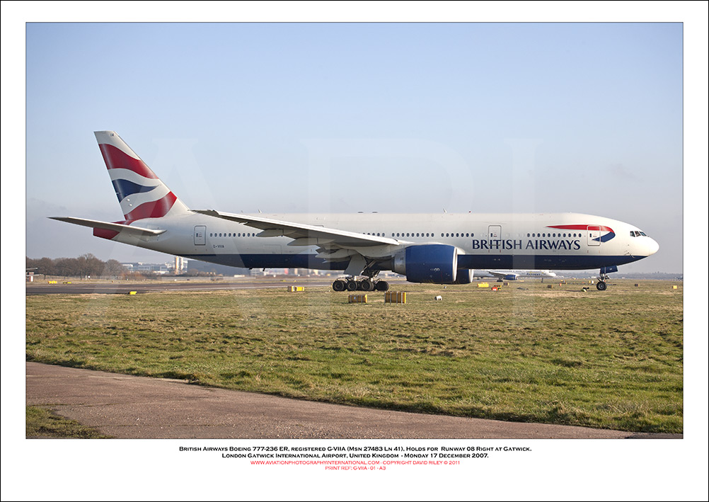 G-VIIA - British Airways Boeing 777-236 ER (Msn 27483 ln 41) - 01