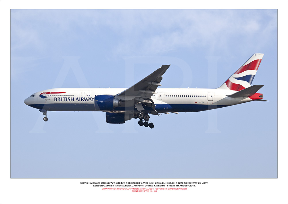 G-VIIB - British Airways Boeing 777-236 ER (Msn 27484 ln 49) - 01