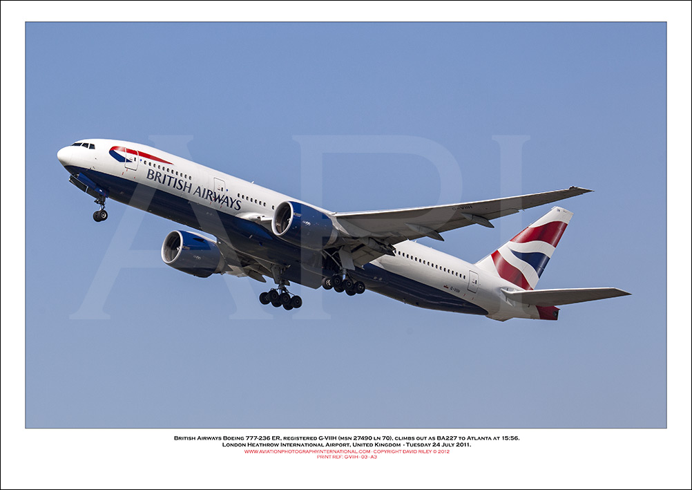 G-VIIH - British Airways Boeing 777-236 ER (Msn 27490 ln 70) - 03