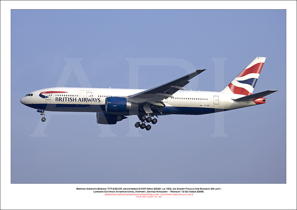 G-VIIP - British Airways Boeing 777-236 ER (Msn 29321 ln 193) - 01