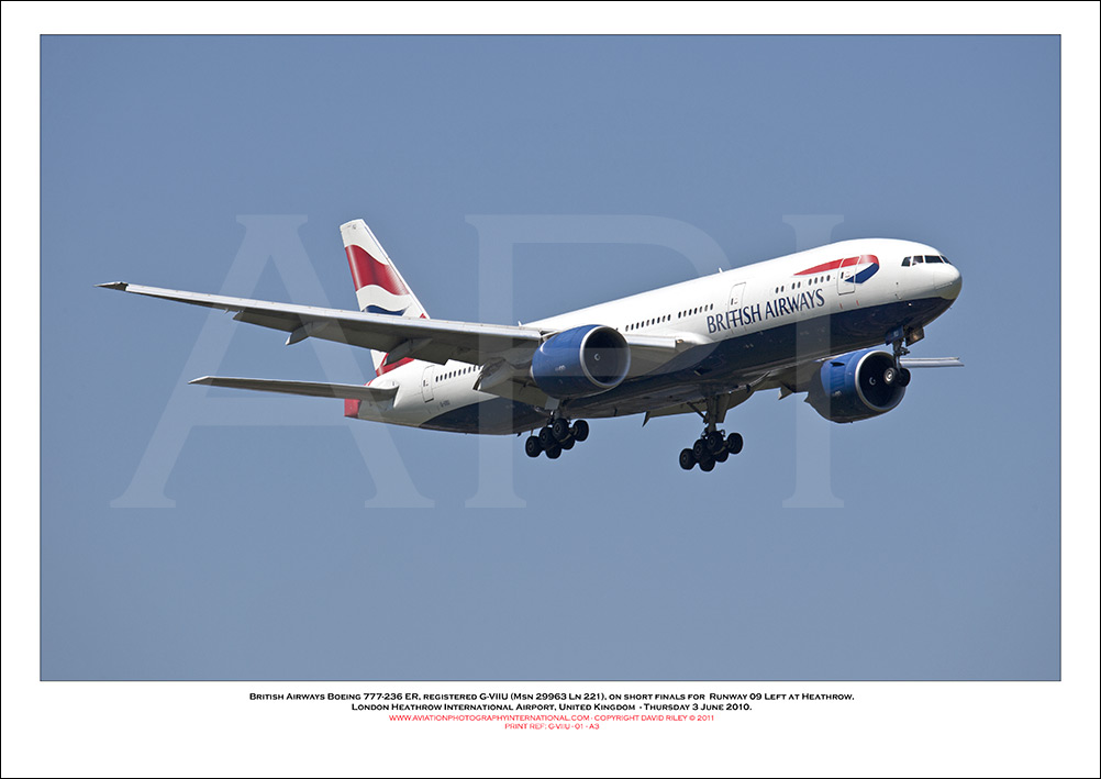 G-VIIU - British Airways Boeing 777-236 ER (Msn 29963 ln 221) - 01