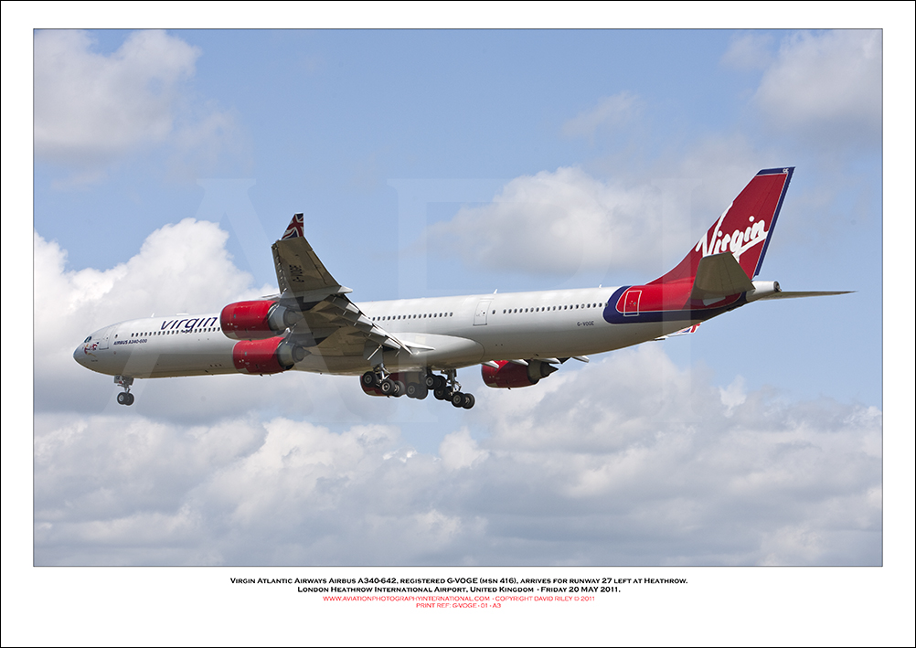 G-VOGE - Virgin Atlantic Airways Airbus A340-642, (Msn 416) - 01