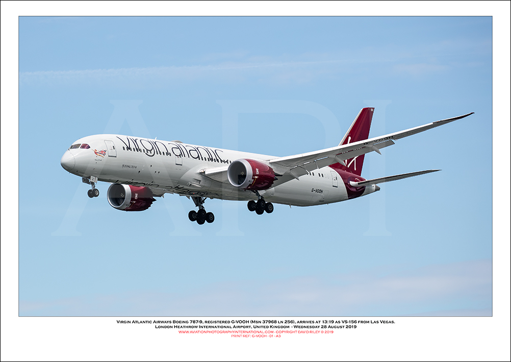 G-VOOH - Virgin Atlantic Airways Boeing 787-9 (Msn 37968 ln 256) - 01