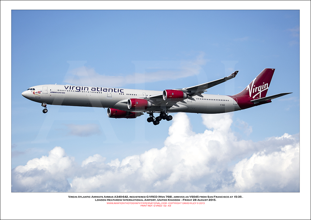 G-VRED - Virgin Atlantic Airways Airbus A340-642, (Msn 768) - 02