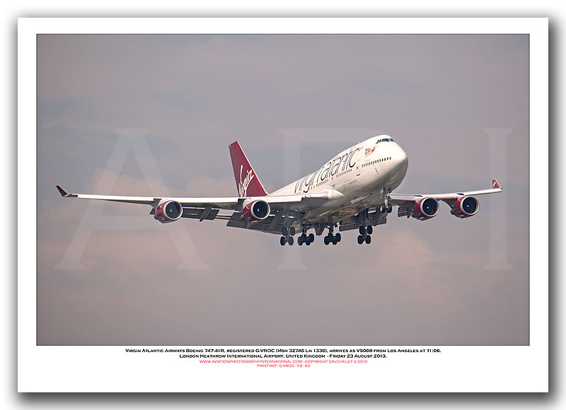 G-VROC - Virgin Atlantic Airways Boeing 747-41R  (Msn 32746 ln 1336) - 03