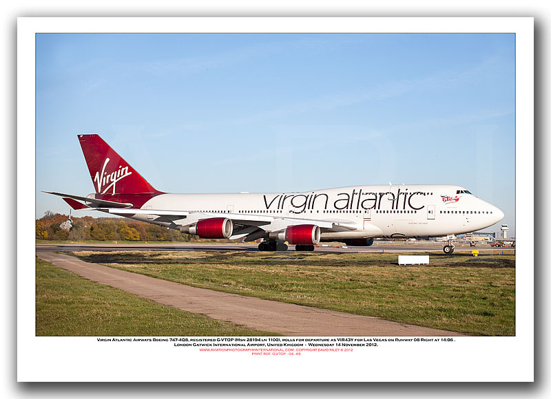 G-VTOP - Virgin Atlantic Airways Boeing 747-4Q8  (Msn 28194 ln 1100) - 04