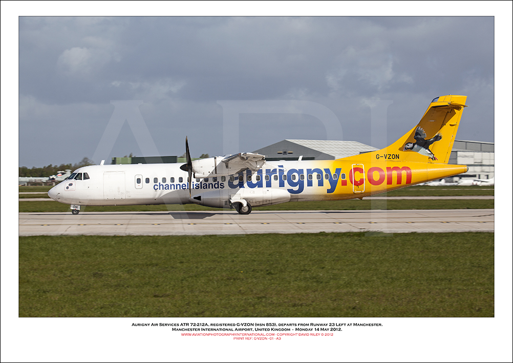 G-VZON- Aurigny Air Services ATR 72-212A  (Msn 853 ) - 01