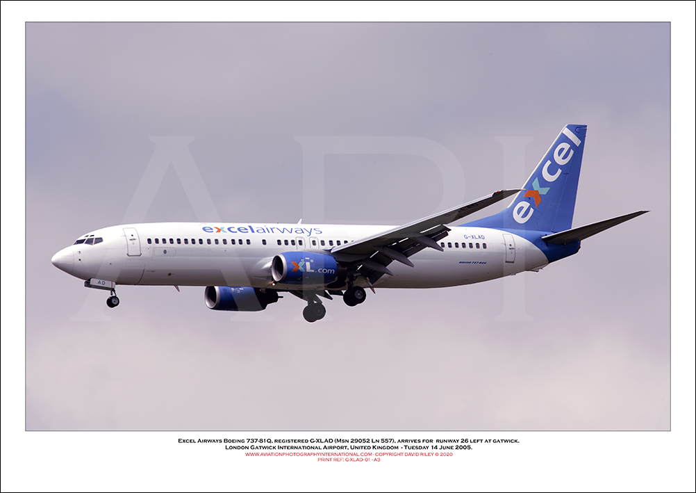 G-XLAD - XL Airways Boeing 737-81Q  (Msn 29052 Ln 557) - 01