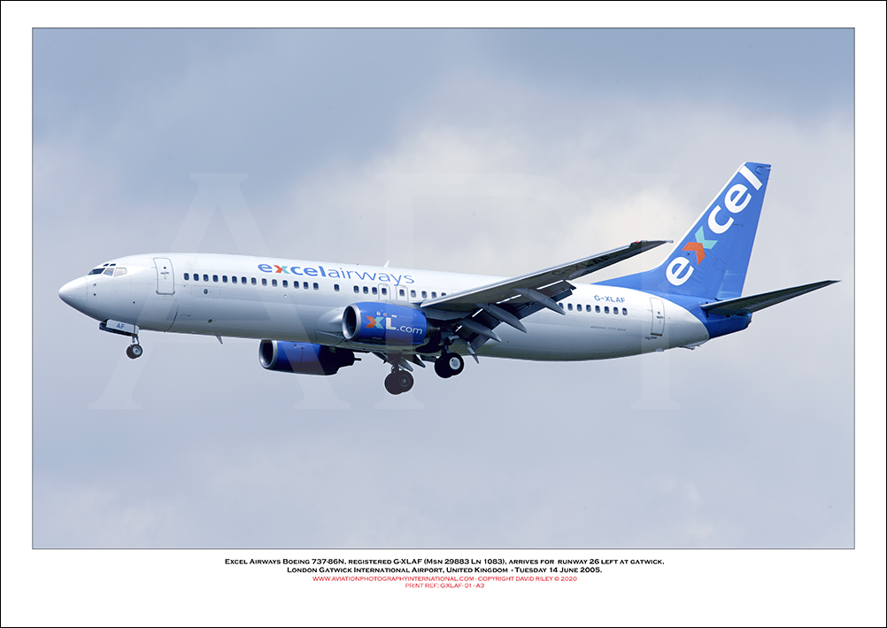 G-XLAF - XL Airways Boeing 737-86N  (Msn 29883 Ln 1083) - 01