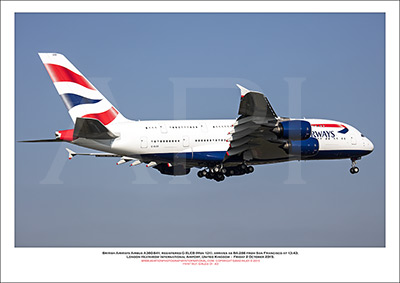 G-XLEB - British Airways Airbus A380-841 (Msn 121) - 01