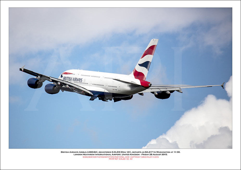 G-XLEB - British Airways Airbus A380-841 (Msn 121) - 02
