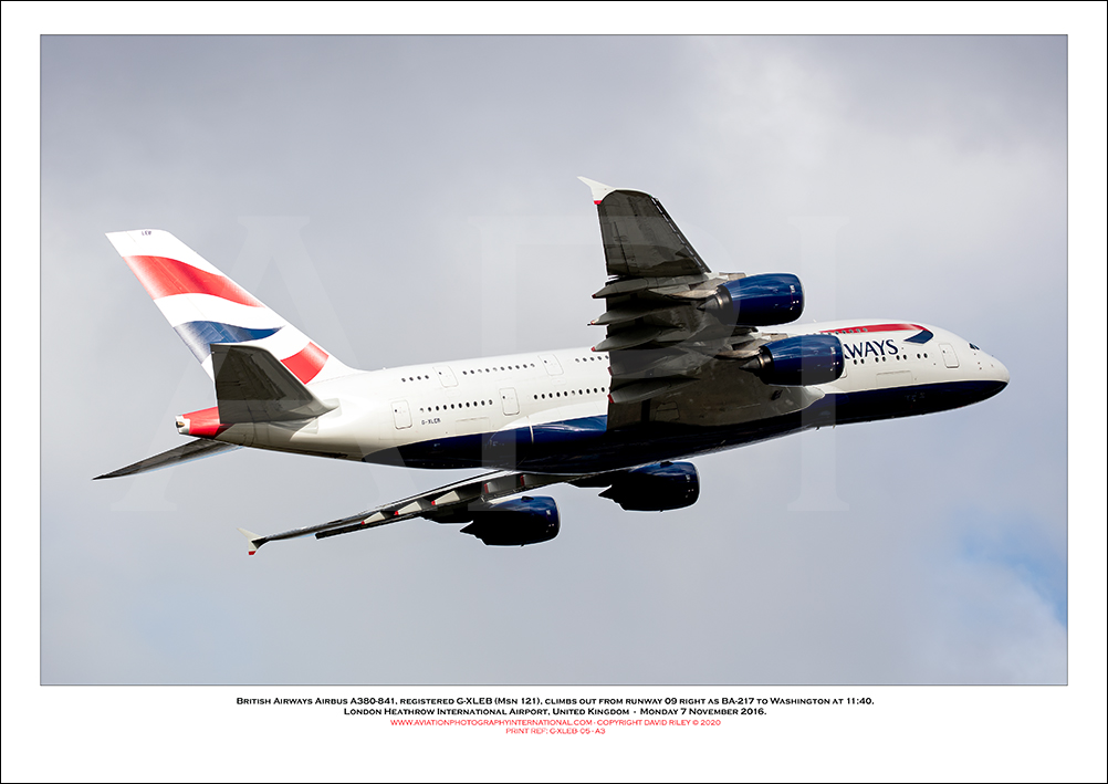 G-XLEB - British Airways Airbus A380-841 (Msn 121) - 05
