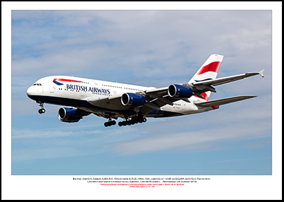 G-XLEJ - British Airways Airbus A380-841 (Msn 192) - 01