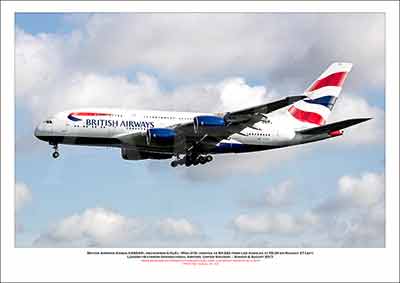 G-XLEL - British Airways Airbus A380-841 (Msn 215) - 01