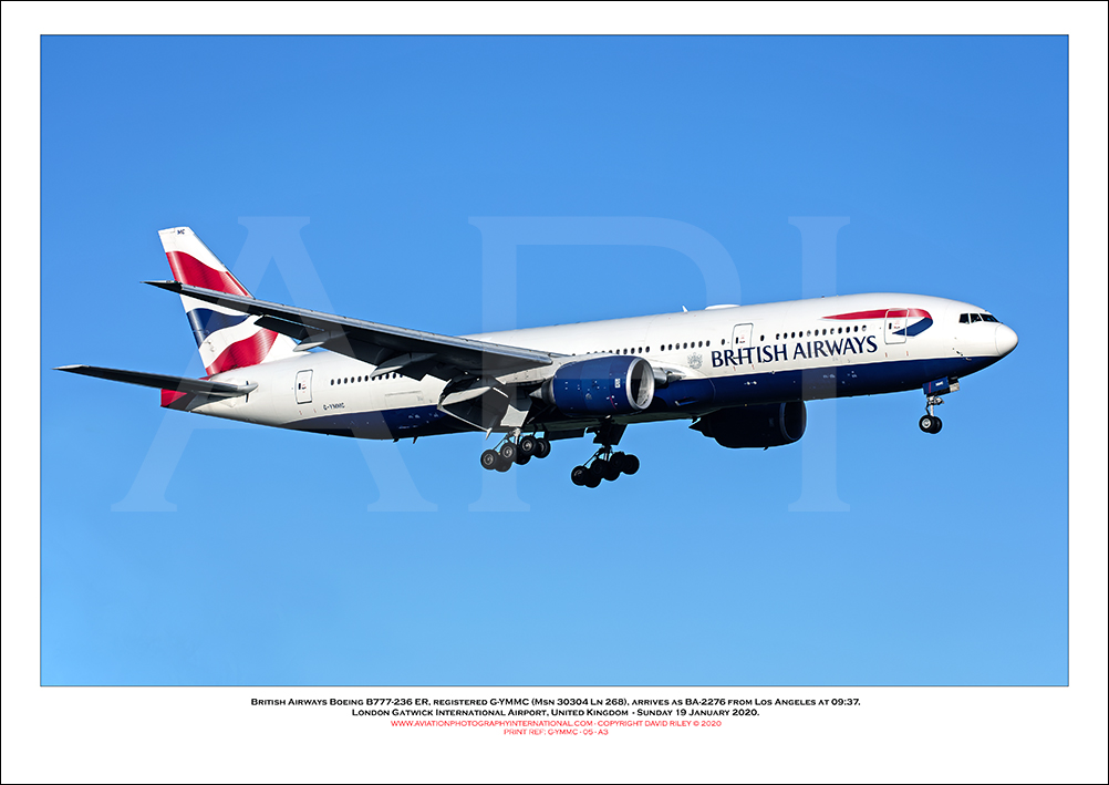 G-YMMC - British Airways Boeing 777-236 ER (Msn 30304 ln 268) - 05