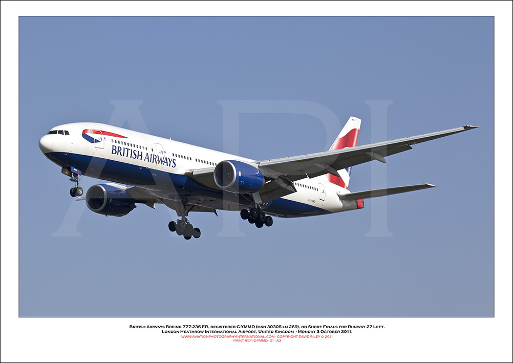 G-YMMD - British Airways Boeing 777-236 ER (Msn 30305 ln 269) - 01