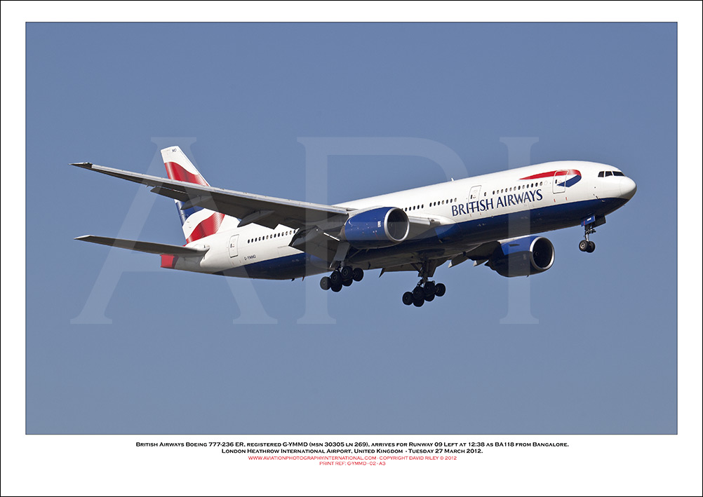 G-YMMD - British Airways Boeing 777-236 ER (Msn 30305 ln 269) - 02