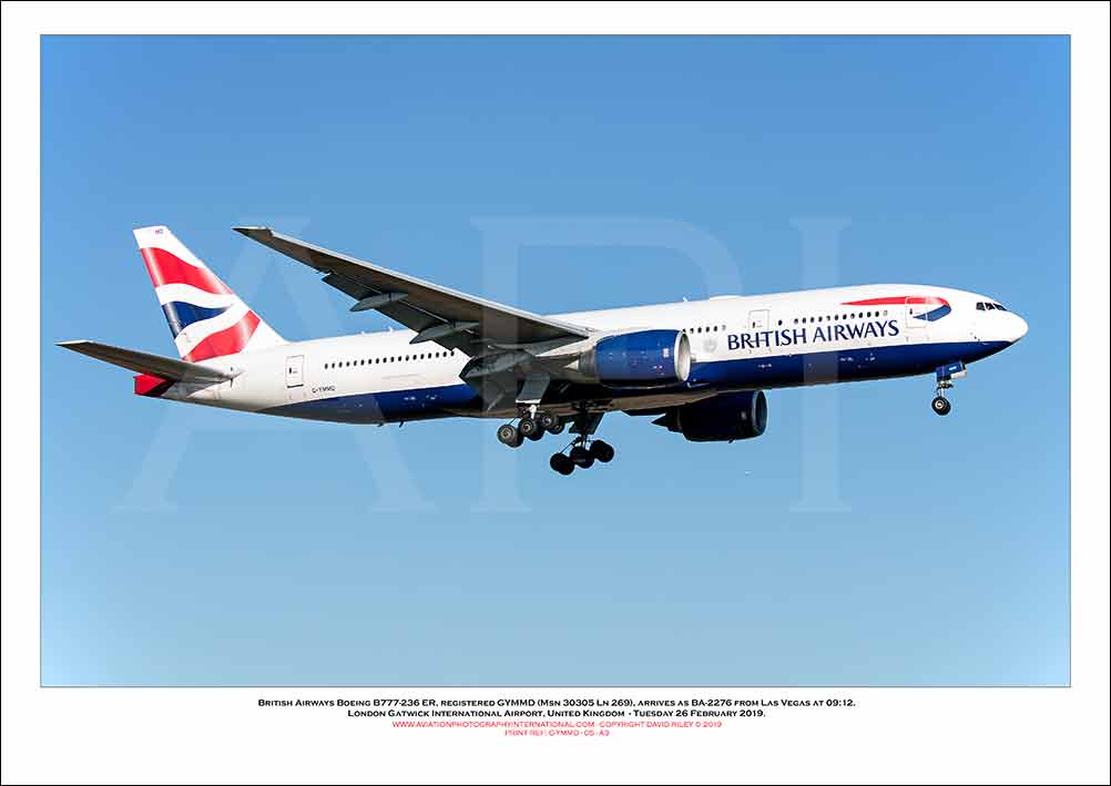 G-YMMD - British Airways Boeing 777-236 ER (Msn 30305 ln 269) - 05