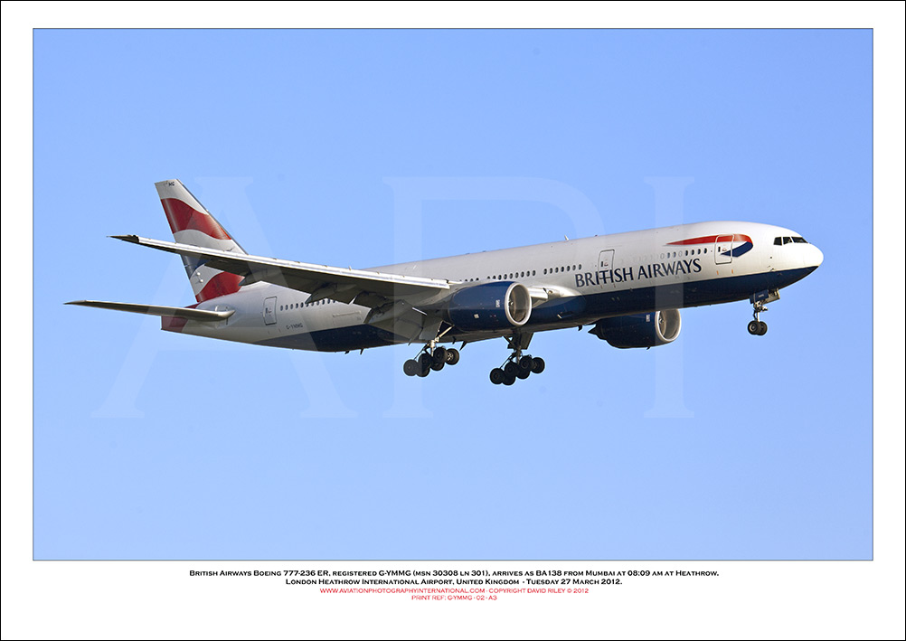 G-YMMG - British Airways Boeing 777-236 ER (Msn 30308 ln 301) - 02