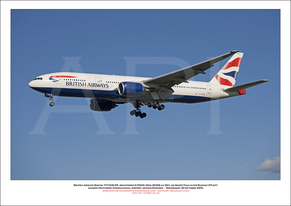 G-YMMG - British Airways Boeing 777-236 ER (Msn 30308 ln 301) - 03