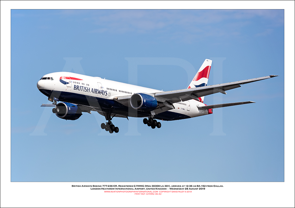 G-YMMG - British Airways Boeing 777-236 ER (Msn 30308 ln 301) - 06