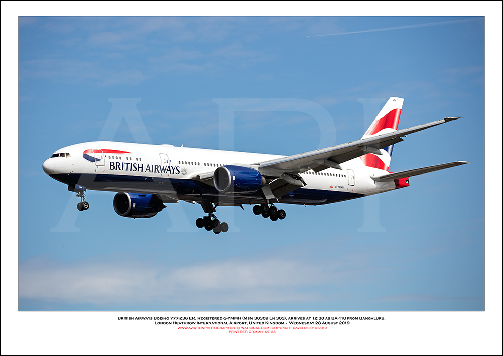 G-YMMH - British Airways Boeing 777-236 ER (Msn 30309 ln 303) - 05