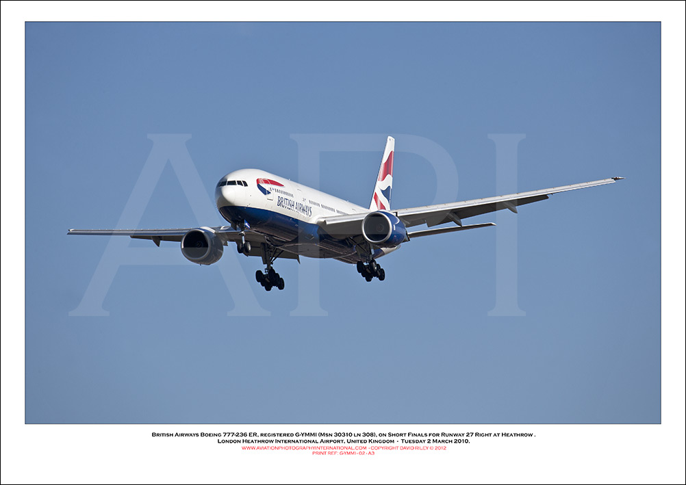 G-YMMI - British Airways Boeing 777-236 ER (Msn 30310 ln 308) - 02