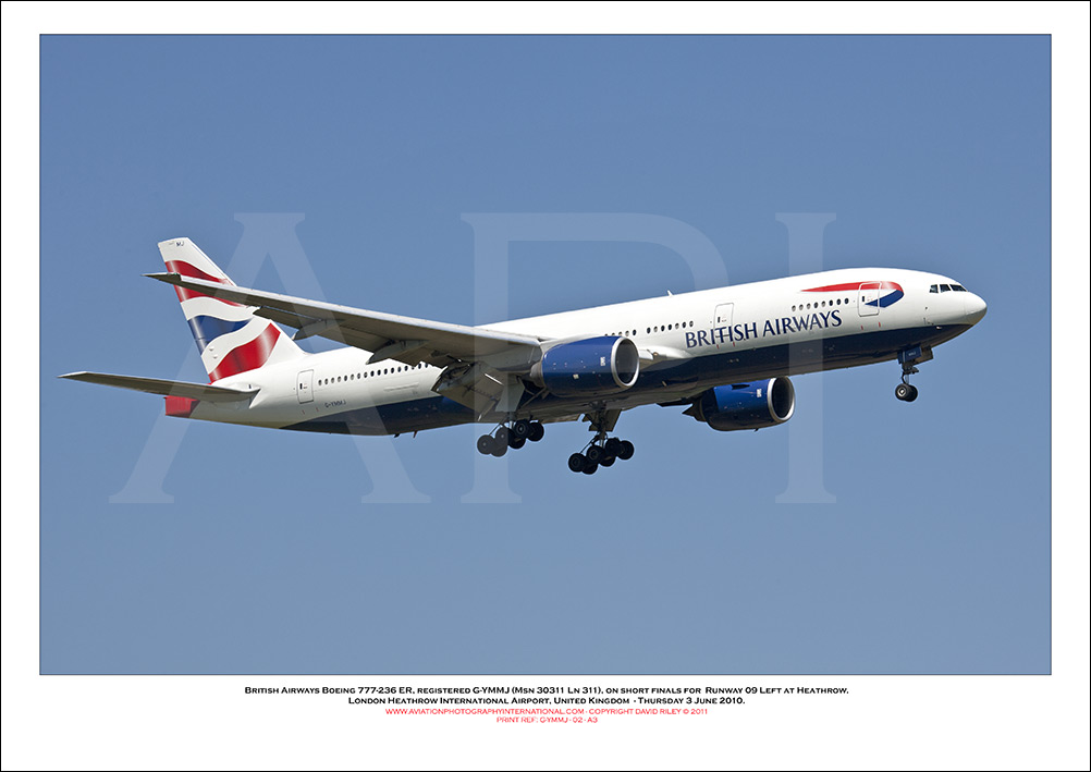 G-YMMJ - British Airways Boeing 777-236 ER (Msn 30311 ln 311) - 02