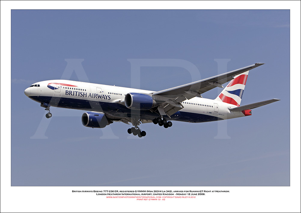 G-YMMM - British Airways Boeing 777-236 ER (Msn 30314 ln 342) - 01