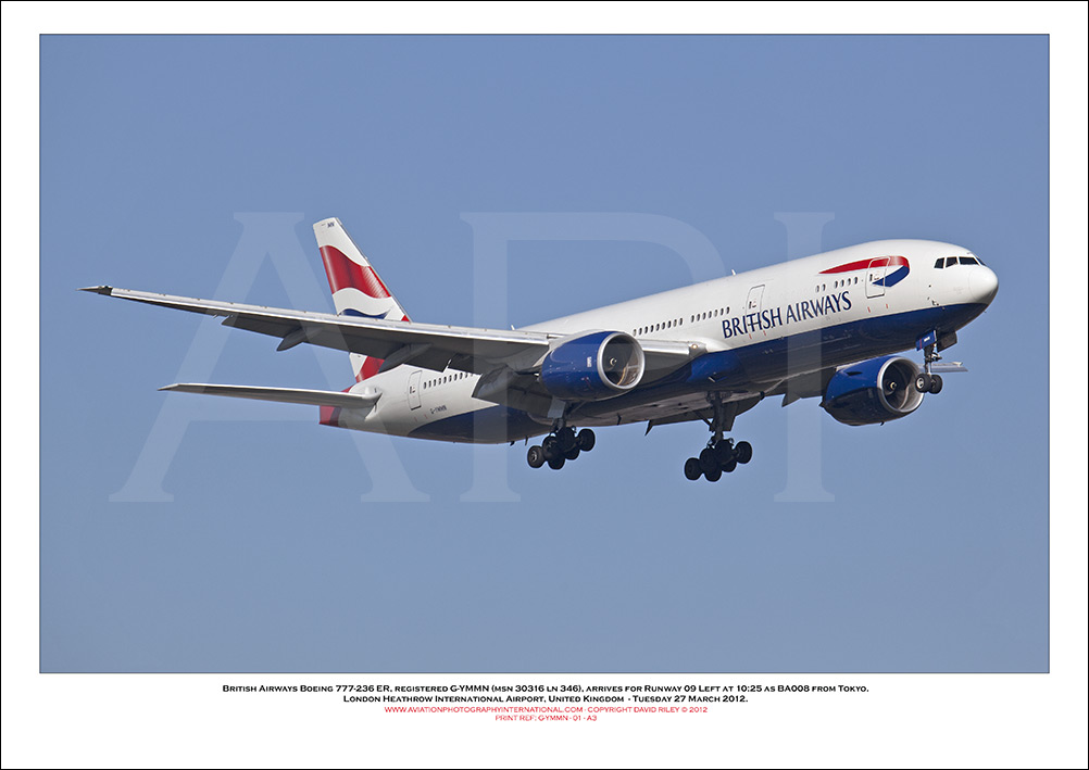 G-YMMN - British Airways Boeing 777-236 ER (Msn 30316 ln 346) - 01