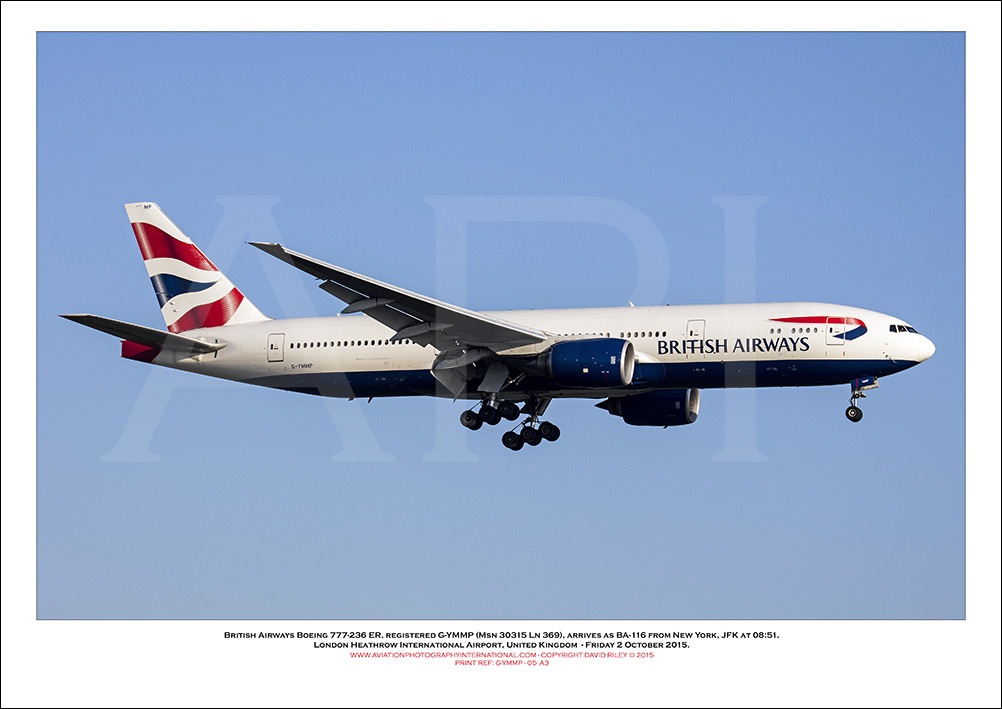 G-YMMP - British Airways Boeing 777-236 ER (Msn 30315 ln 369) - 05