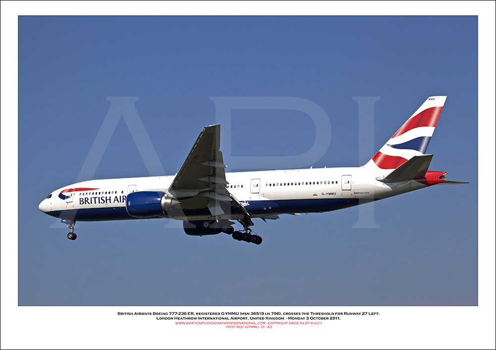 G-YMMU - British Airways Boeing 777-236 ER (Msn 36519 ln 796) - 01