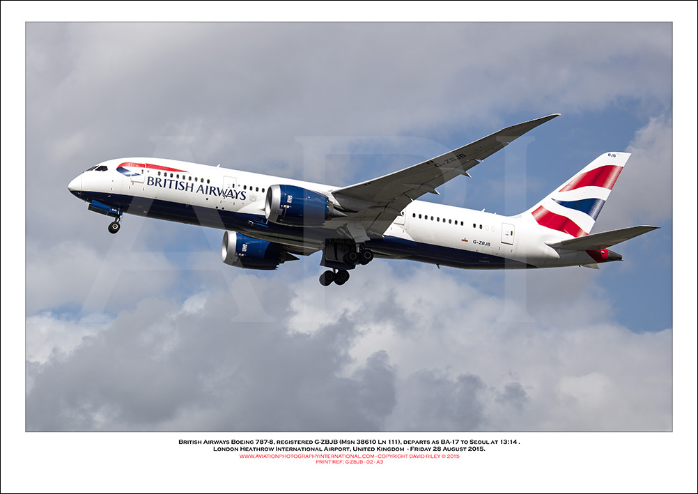 G-ZBJB - British Airways Boeing 787-8 Dreamliner (Msn 38610 Ln 111) - 02