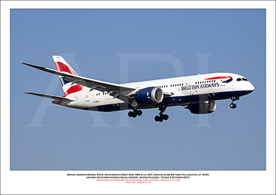 G-ZBJH - British Airways Boeing 787-8 Dreamliner (Msn 38615 Ln 197) - 01